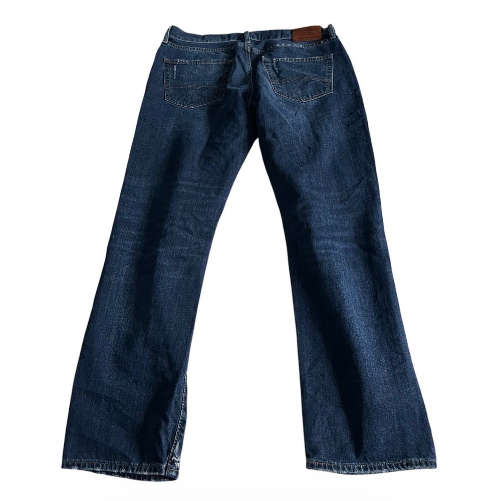 Lucky Brand 410 Athletic Slim Mens Jeans 33x30 Blue Stretch Casual Distressed - Picture 3 of 8